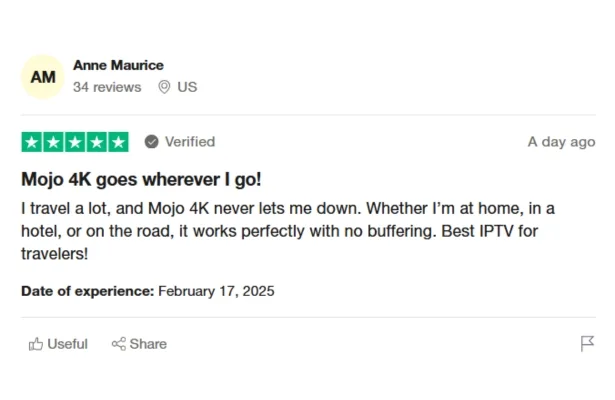 Trustpilot review 1