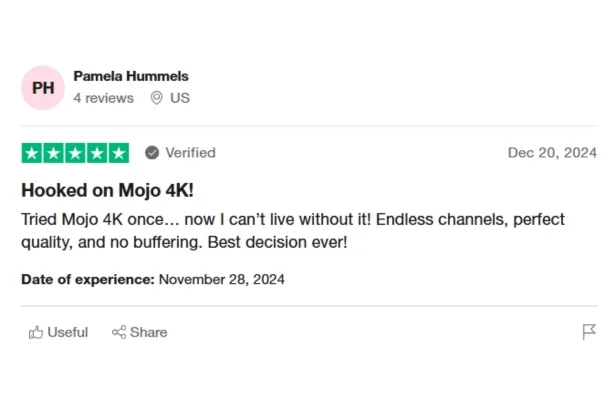 Trustpilot review 2