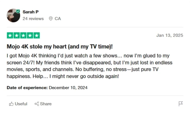 Trustpilot review 3